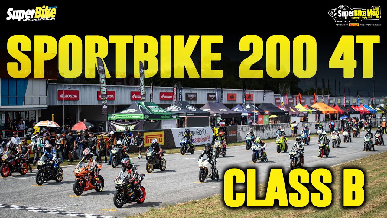 Sportbike 200 CC. 4T Class B  - SuperBikeMag.com Trackday & Trophy 2025 R.3
