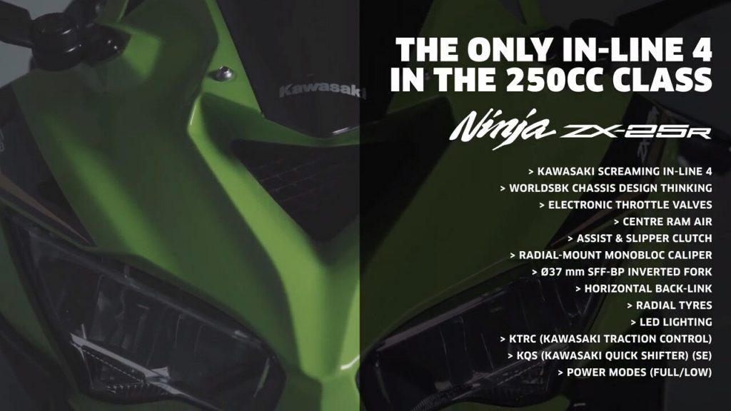 ฟีเจอร์เด่น Ninja ZX-25R 