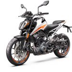 KTM 390 DUKE – front left white
