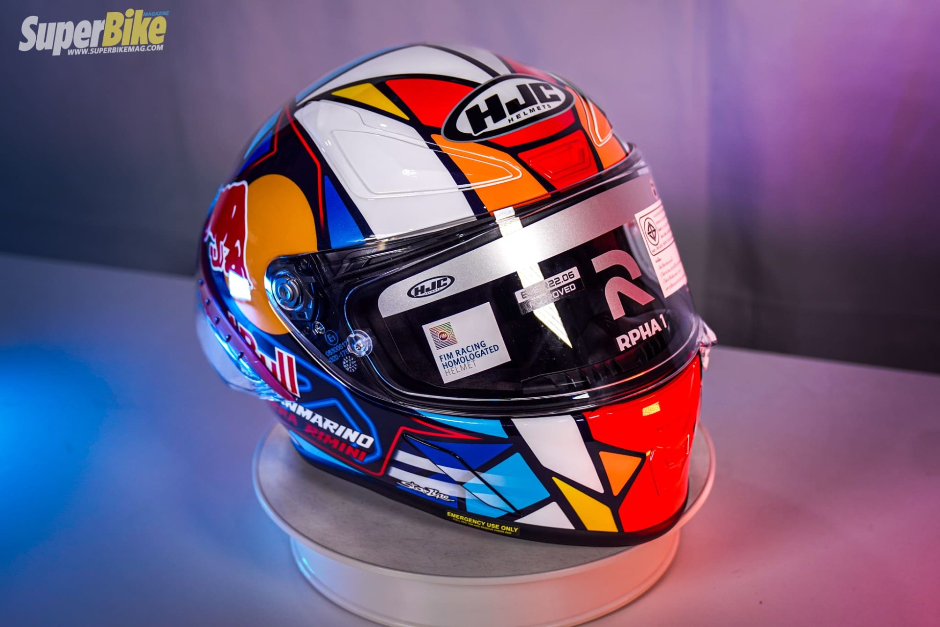 2024 HJC RPHA1 Red Bull Misano GP แรร์ไอเท็ม สเปกตัวท็อป - SuperBike x ...