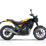 Royal Enfield Guerrilla 450 – Flash Variant – Yellow Ribbon – Right Profile