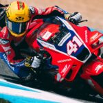 The Honda HRC Test Team make it three in a row!@aleixespargaro back on the Honda RC213V at the #BritishGP A key moment to continue with the momentum of the season and further developments.
