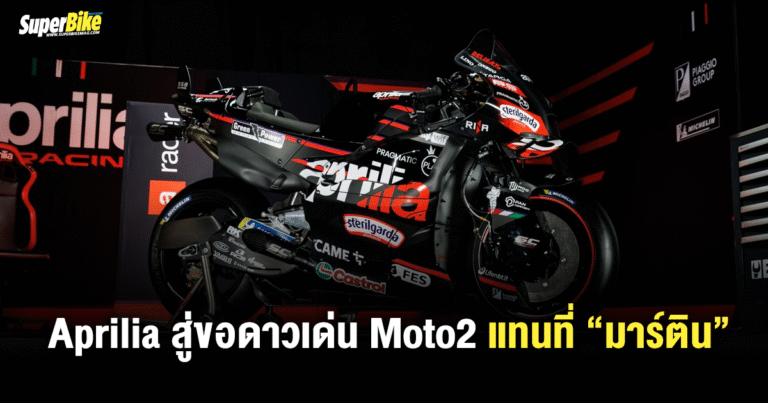 Aprilia Racing สู่ขอดาวเด่น Moto2 แทนที่ “มาร์ติน”
