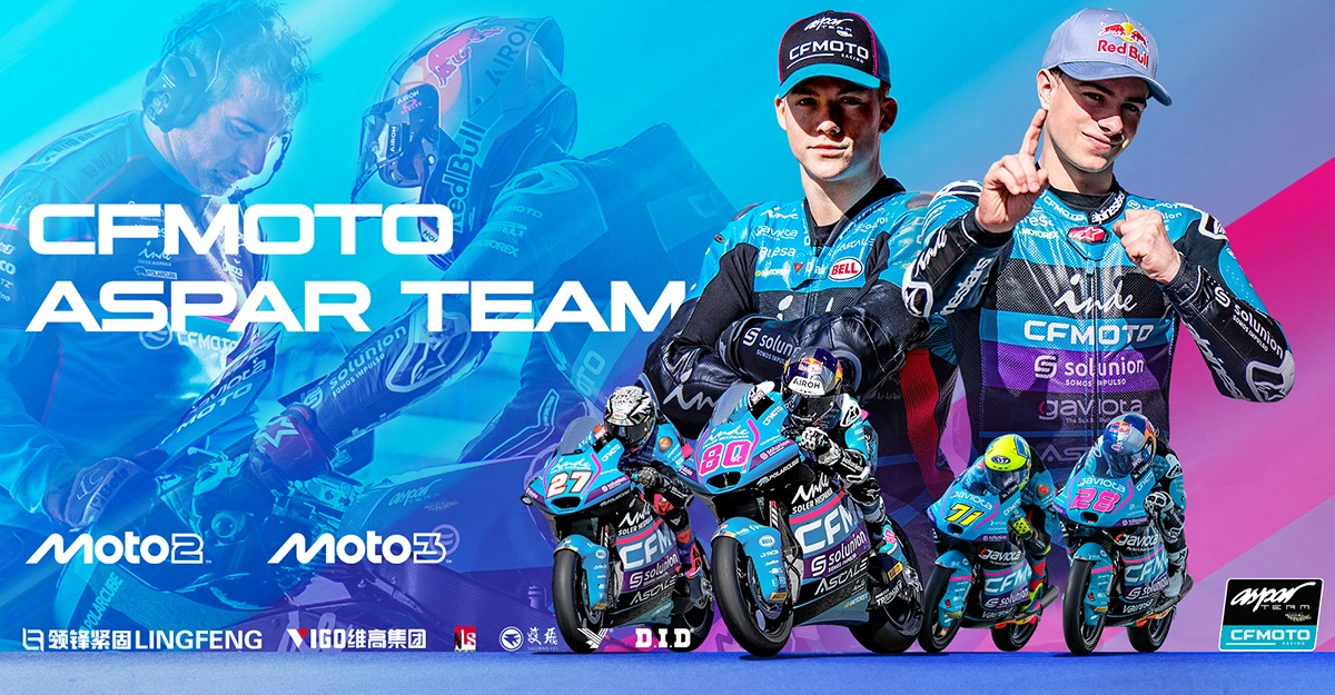 CFMoto Aspar MotoGP จับมือยาว 5 ปีถึง 2031