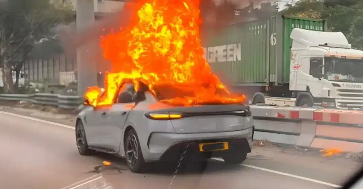 BYD ไฟไหม้ ฮ่องกง