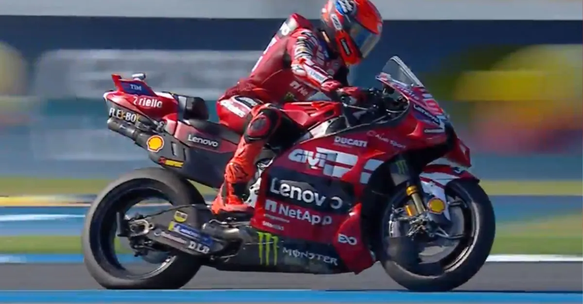 Marc Marquez ThaiGP ล้อระเบิด