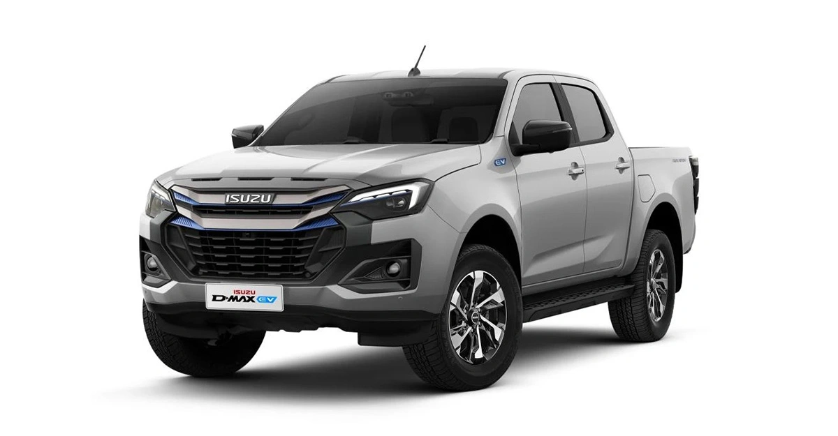Isuzu D-Max EV ราคา 1.59 ล้านบาท กระบะไฟฟ้า 4WD มอเตอร์คู่