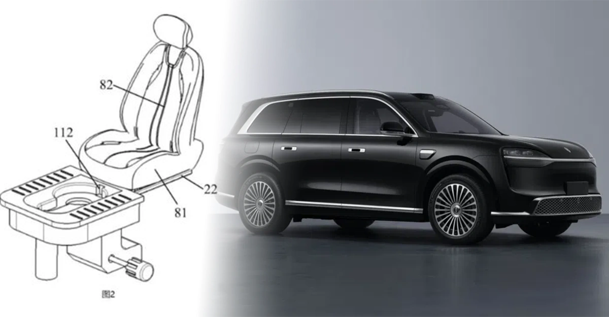 Seres ห้องน้ำในรถ จดสิทธิบัตรใหม่ซ่อนใต้เบาะสั่งงานด้วยเสียง