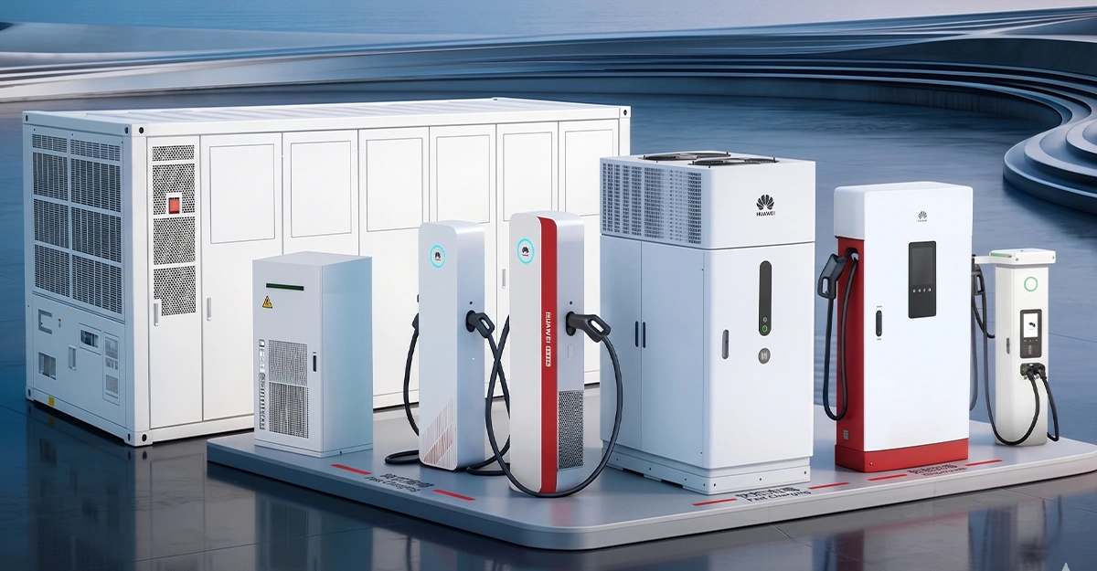 Huawei ระบบชาร์จ 1500 kW ใช้พลังงานแสงอาทิตย์ได้!