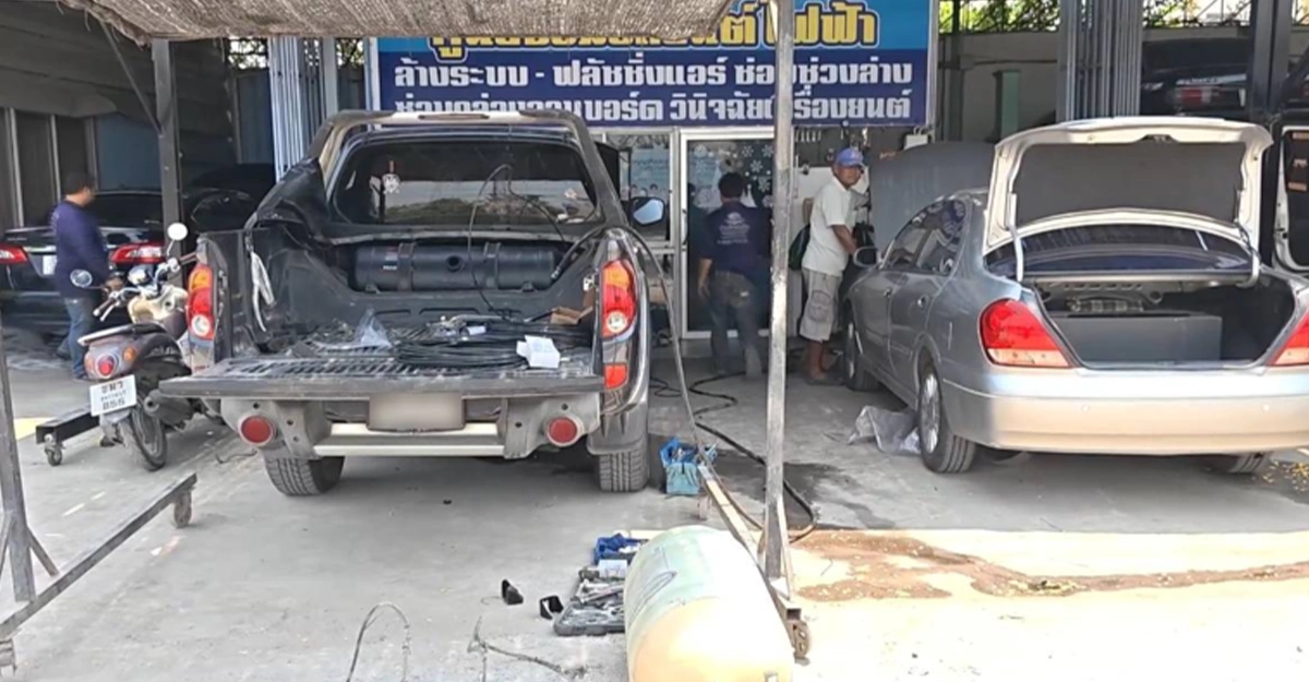 รถติดแก๊ส สุพรรณบุรี ยอดพุ่ง 10% หลังน้ำมันแพงทุบสถิติคนแห่พึ่ง LPG