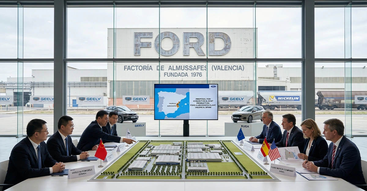 Geely ซื้อโรงงาน Ford ในสเปน รุกผลิต EV เลี่ยงภาษี EU