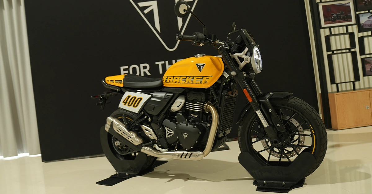 Triumph Tracker 400 2026 แฟลตแทร็กโมเดล วิ่งดีขี่สนุก
