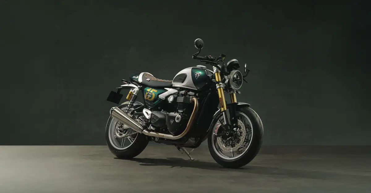 Triumph Speed Twin 1200 DGR Edition โทนสีเขียว Competition Green
