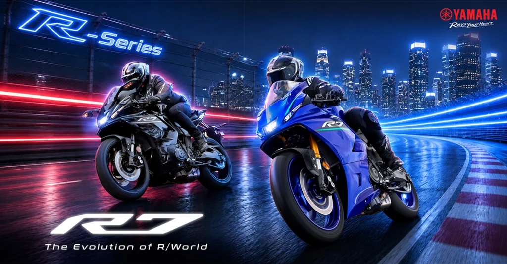 01 New YAMAHA YZF-R7 2026 ถ่ายทอด Race-Bred DNA