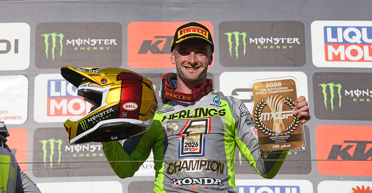 Jeffrey Herlings แชมป์โลก MXGP 2026