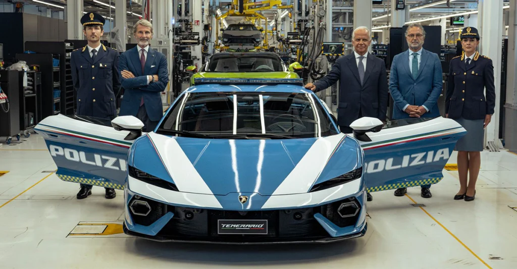 Lamborghini Temerario ตำรวจอิตาลี