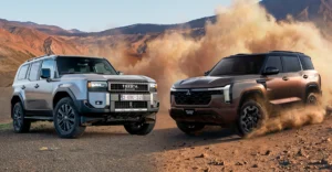 การเปรียบเทียบ All-New Mitsubishi Pajero 2026 กับ Toyota Land Cruiser LC250)