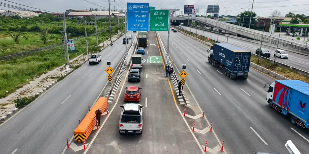 มอเตอร์เวย์ M82 วิ่งฟรี 24 ชั่วโมง ช่วยแบ่งเบารถติดถนนพระราม 2