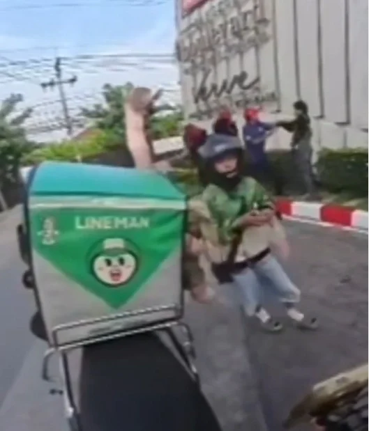 รปภ.ทำร้ายไรเดอร์