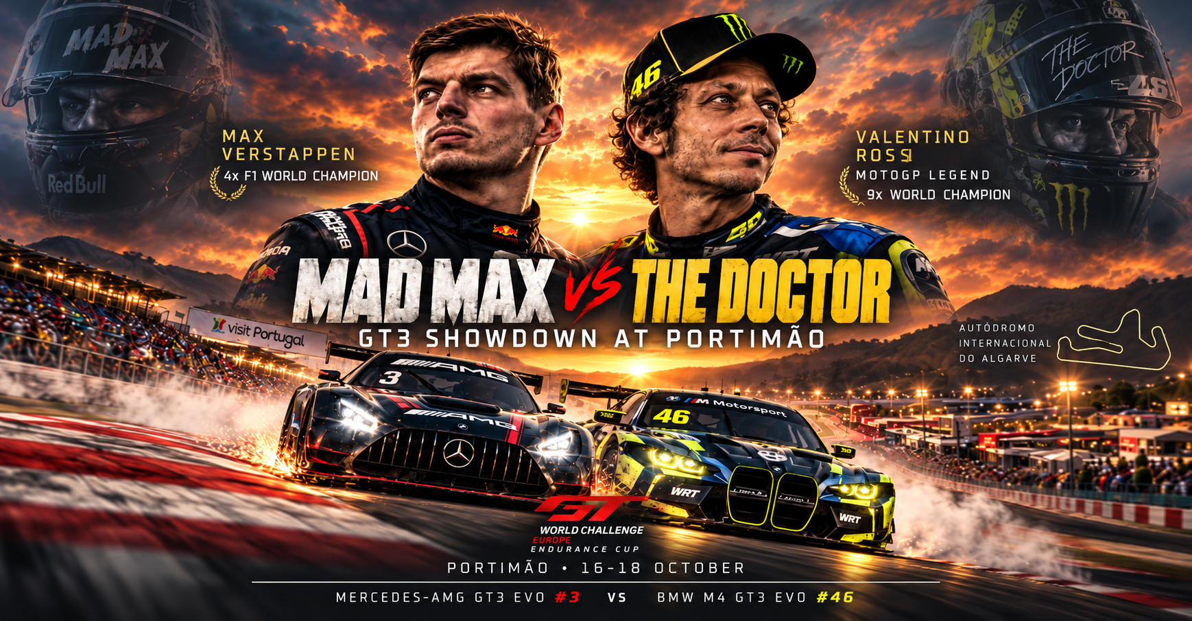Verstappen Rossi GT3
