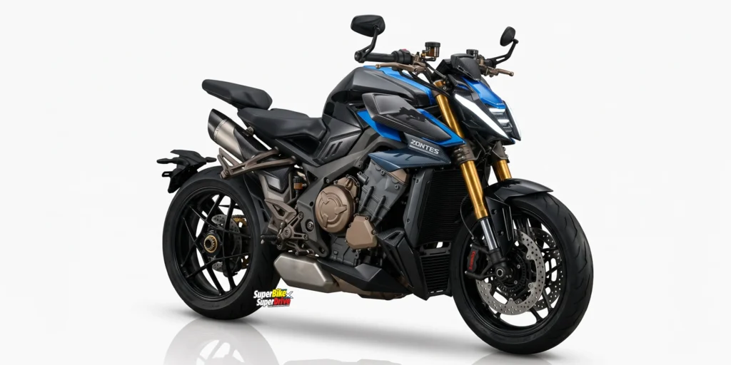 Zontes ZT903-R หลุดสิทธิบัตร Naked 3 สูบรุ่นใหม่ ลุ้น 135 แรงม้า ท้าชน MT-09
