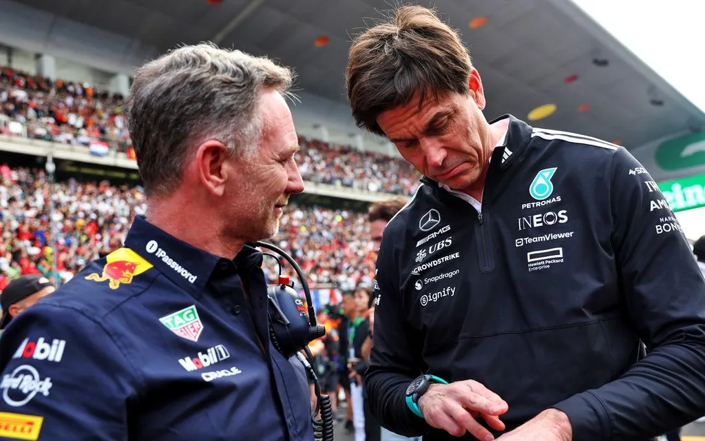 Christian Horner และ Toto Wolff สองผู้บริหารคู่แข่งใน Formula 1